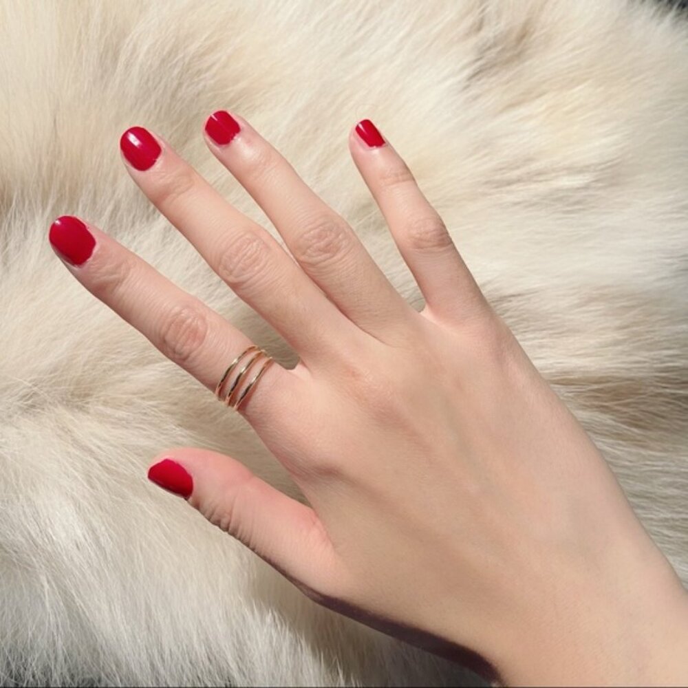 Unique Solid 10k Gold Adjustable Elegant Pinky Toe  Baby Ring